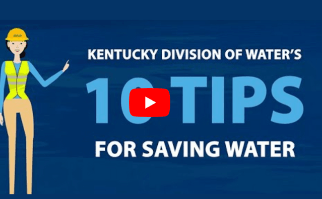 Kentucky Division of Water's 10 Tips for saving water